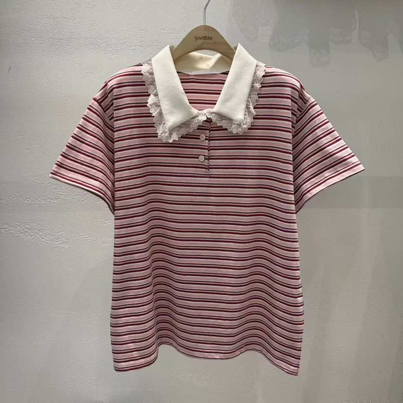 LOVABLE韓國直郵實拍女裝新品休閑熱賣推薦26春夏時尚T恤LOVABLET恤