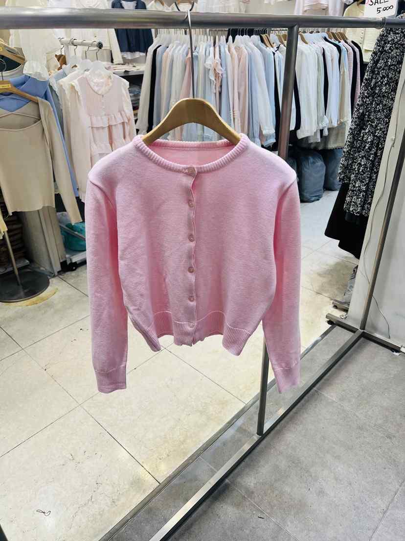 BLACK NOTE韓國直郵女士新品26春夏推薦針織衫開襟衫棉布BLACK NOTE針織衫