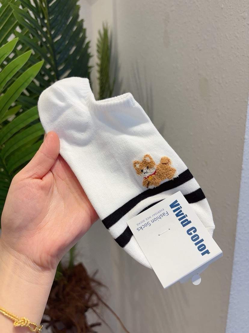 CACTUS-Q韓國東大門直郵女士新款人氣時尚休閑26春夏襪子CACTUS十雙起/可混搭襪子