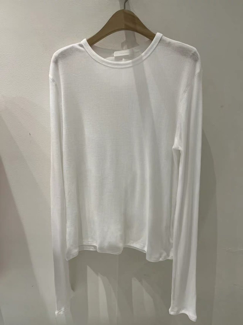 TALK TALK韓國直郵實拍女裝新品人氣時尚26春夏長袖T恤天絲TALK TALK長袖T恤