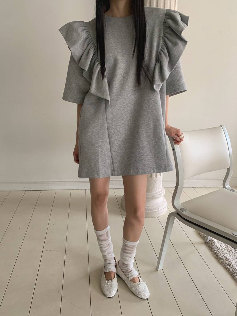 JKICHI韓國代購女士新款人氣時尚休閑職業連衣裙不含配飾JKICHI連衣裙