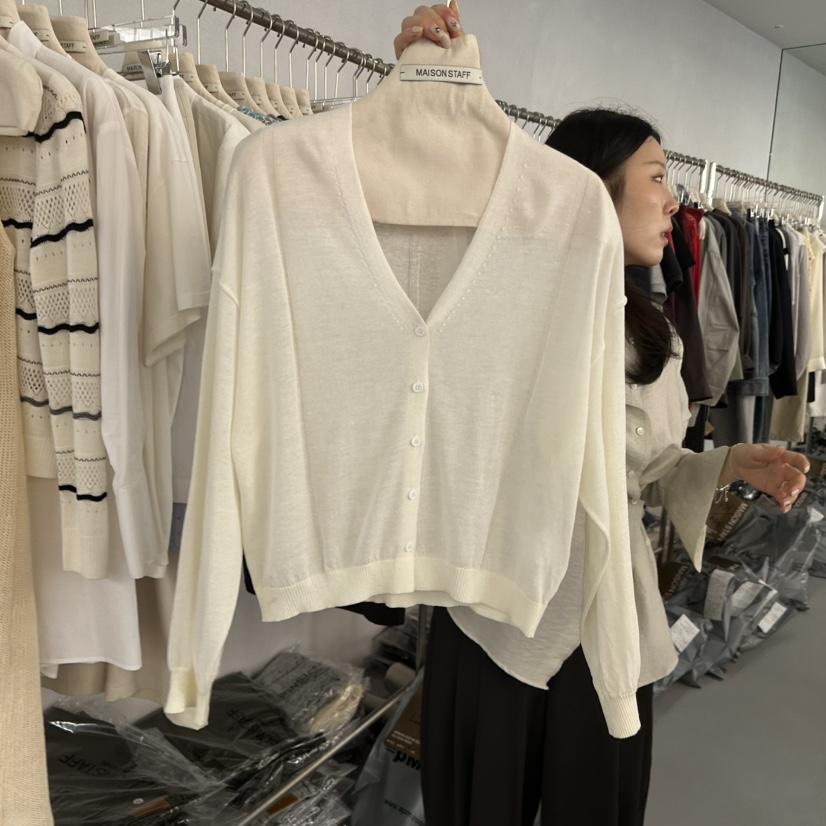 DOUBLE STANDARD/LE SMOKING/MAISONSTAFF韓國代購女士新品26春夏針織衫MAISONSTAFF針織衫