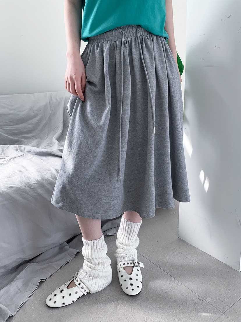 JKICHI韓國直郵女裝新款人氣時尚推薦熱賣半身裙中短裙綁帶JKICHI半身裙/中短裙