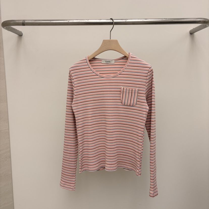 LAIVE韓國東大門直郵女士新款人氣26春夏熱賣休閑長袖T恤LAIVE長袖T恤