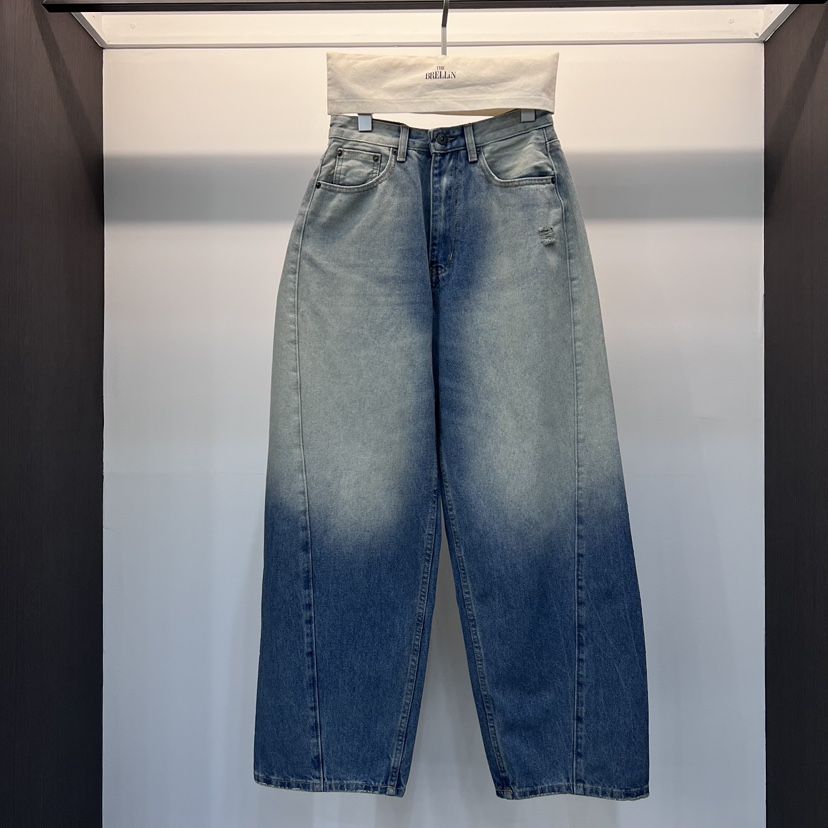 BRELLIN韓國直郵女裝新品26春夏熱賣牛仔褲水洗牛仔布復古BRELLIN牛仔褲