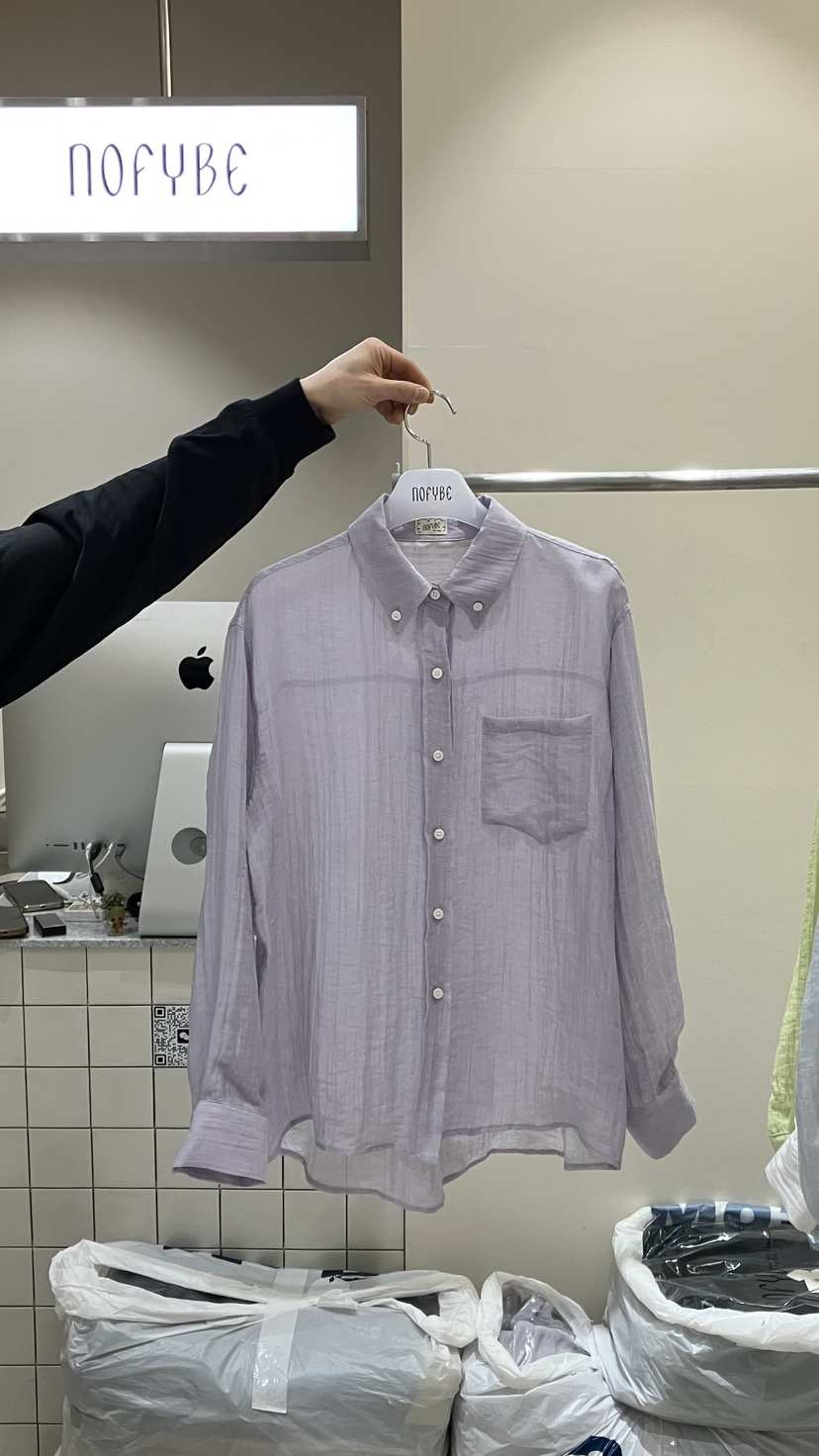 NOFYBE韓國東大門代購女士新品時尚26春夏職業襯衫蕾絲衫NOFYBE襯衫/蕾絲衫