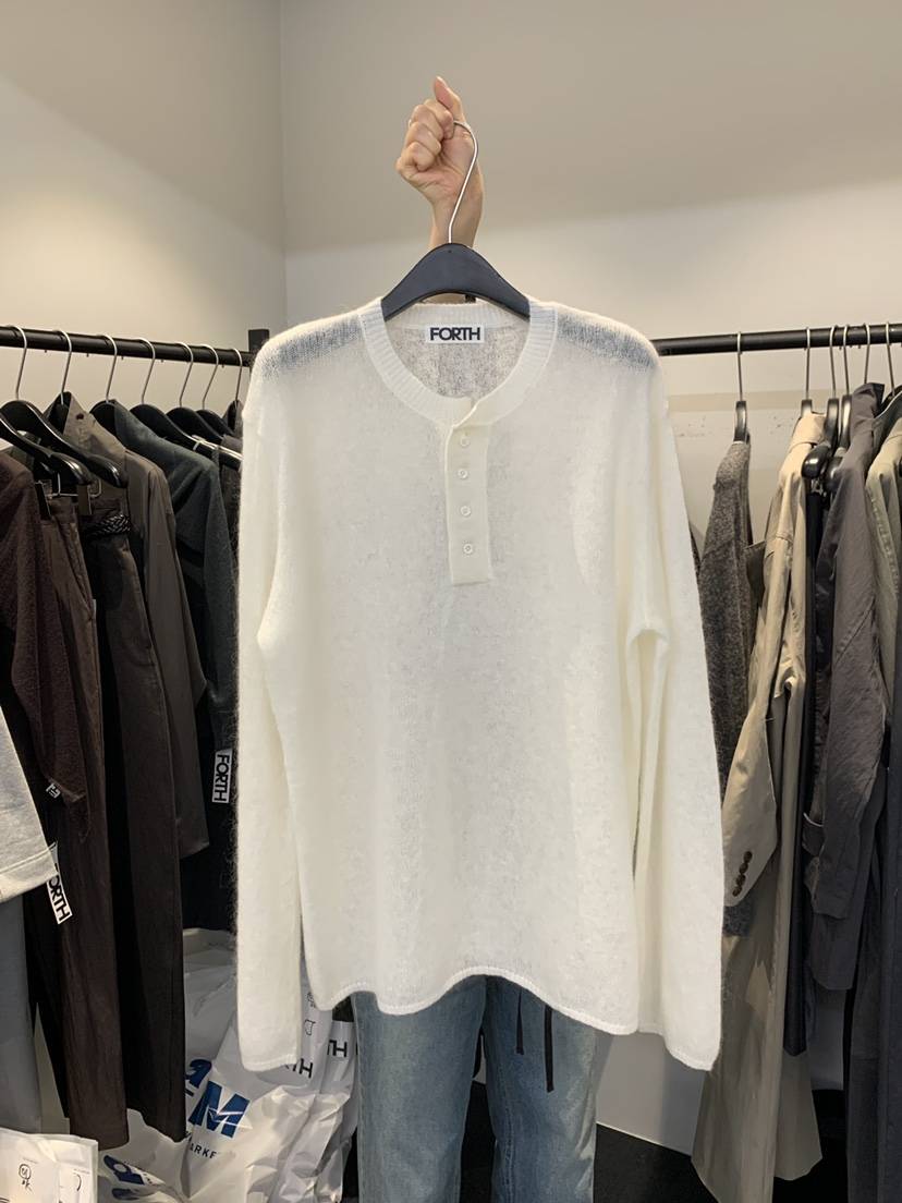 FORTH韓國直郵實拍女裝新品時尚人氣26春夏熱賣針織衫紐扣FORTH針織衫