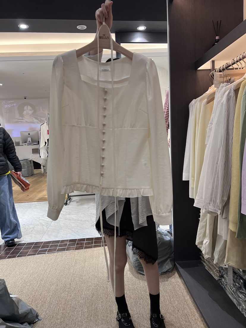 BRELLIN韓國東大門代購女裝新品熱賣人氣時尚職業襯衫蕾絲衫BRELLIN襯衫/蕾絲衫