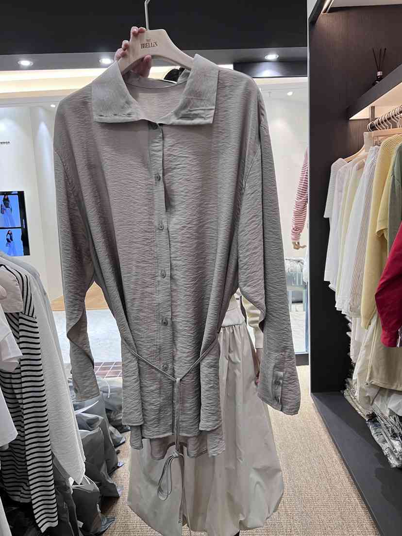 BRELLIN韓國直郵實拍女士新品人氣熱賣休閑推薦襯衫蕾絲衫BRELLIN襯衫/蕾絲衫