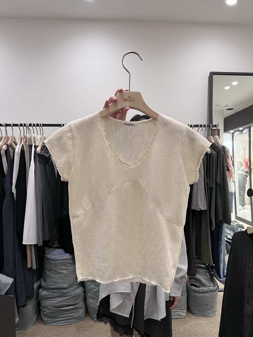 BRELLIN韓國直郵實拍女裝新品時尚休閑熱賣26春夏職業針織衫BRELLIN針織衫