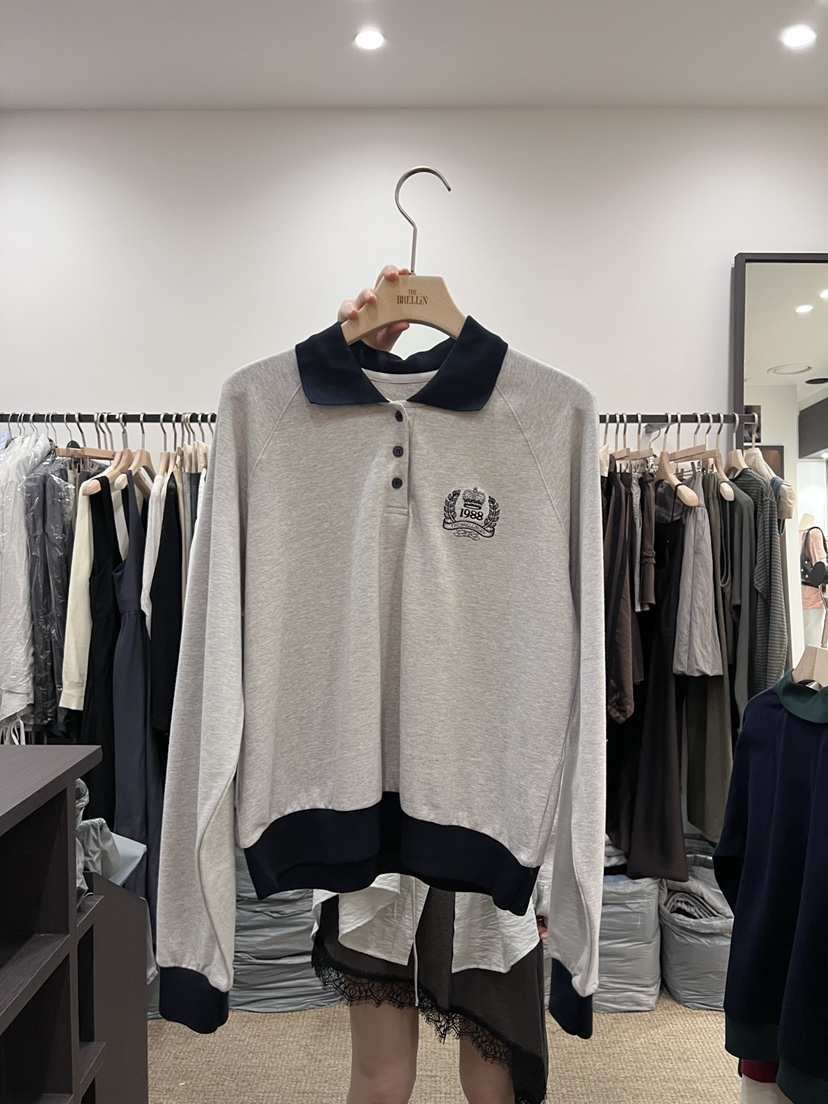 BRELLIN韓國東大門代購女裝新品26春夏熱賣人氣職業休閑衛衣BRELLIN衛衣