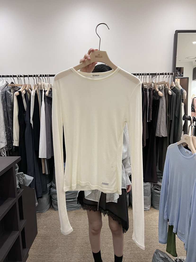 BRELLIN韓國東大門代購女裝新品人氣休閑熱賣推薦長袖T恤BRELLIN長袖T恤