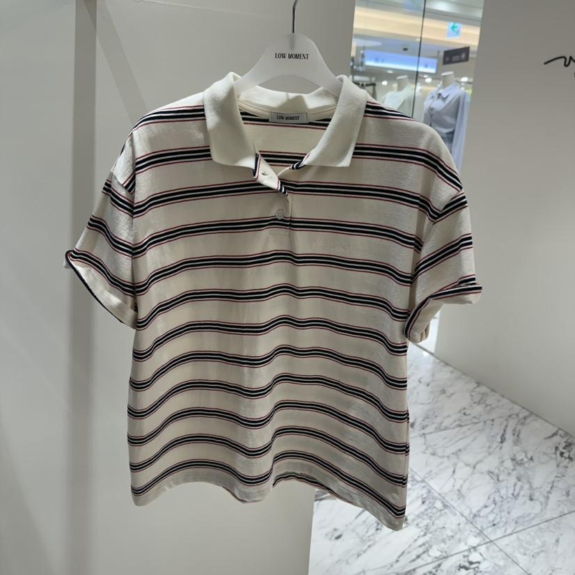 LOW MOMENT韓國直郵女裝新款人氣真品26春夏休閑時尚T恤LOW MOMENTT恤