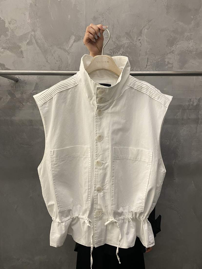 THE VETIVER-A韓國代購女士新款26春夏人氣馬甲紐扣背心VETIVER馬甲