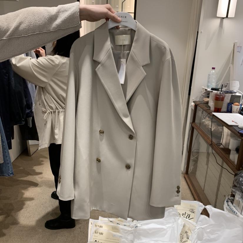 VENIR-a韓國直郵女士新品時尚26春夏推薦職業熱賣夾克雙層VENIR-a夾克