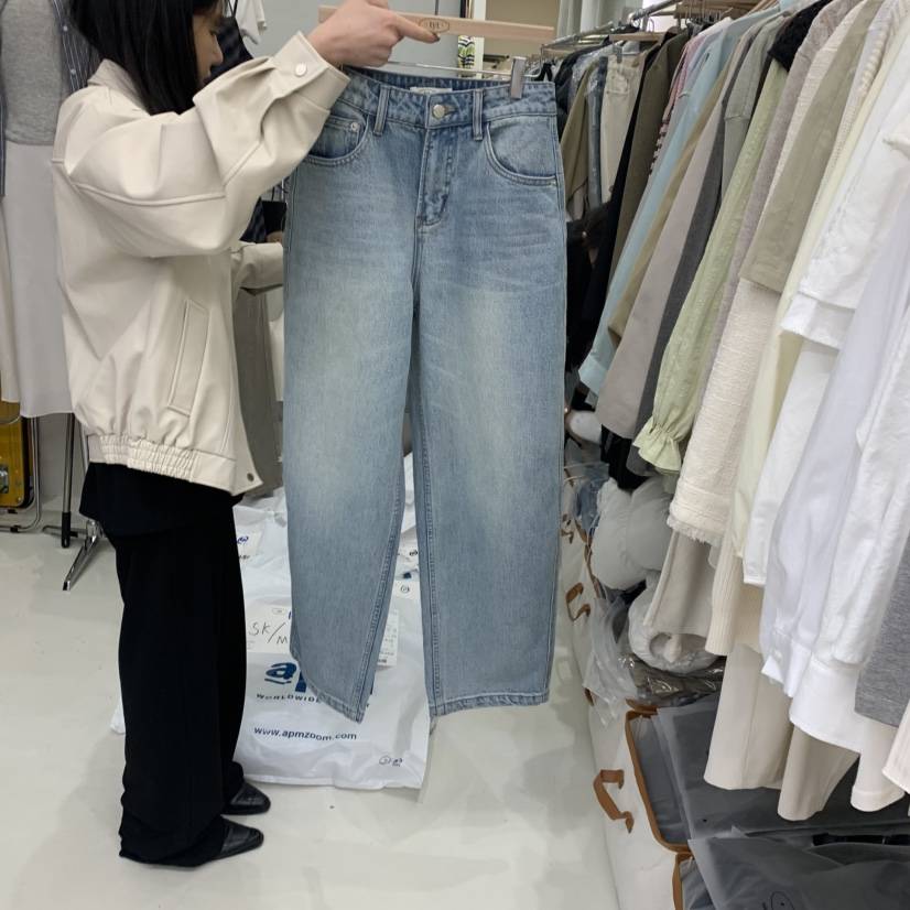 TAKE YOUE TIME東大門實拍女裝新款26春夏真品時尚牛仔褲TAKE YOUE TIME牛仔褲