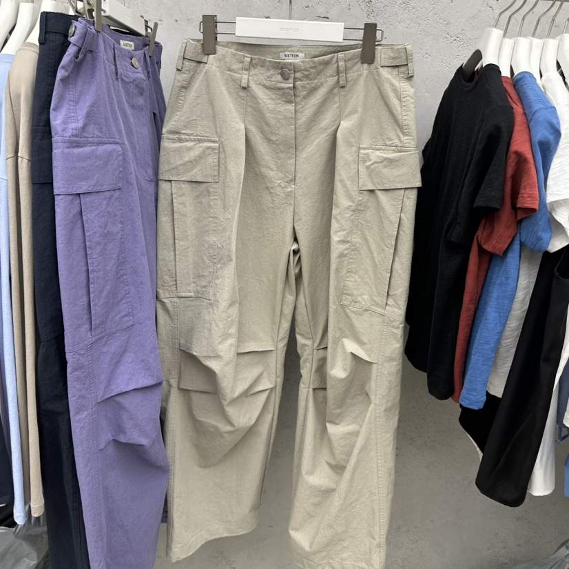 SIXTEEN韓國東大門直郵女士新款推薦26春夏人氣休閑休閑褲SIXTEEN休閑褲