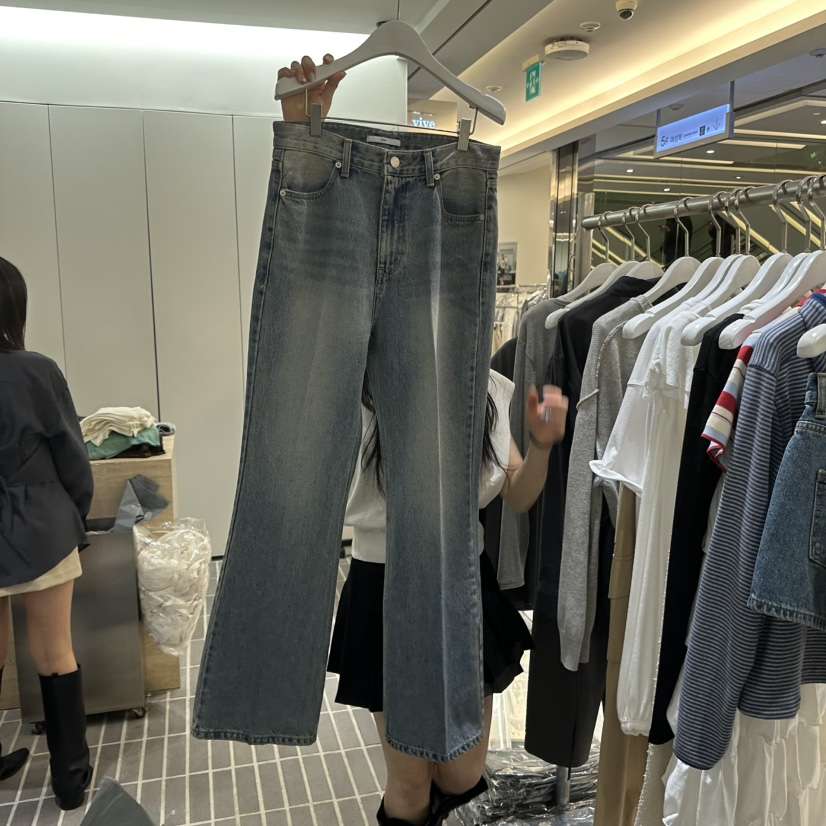 VIVE韓國直郵實拍女裝新品26春夏推薦休閑熱賣職業牛仔褲VIVE牛仔褲