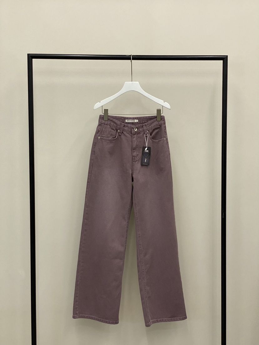 MUCH MORE/JACKPOT韓國東大門代購女裝新款熱賣26春夏牛仔褲MUCH MORE/JACKPOT牛仔褲