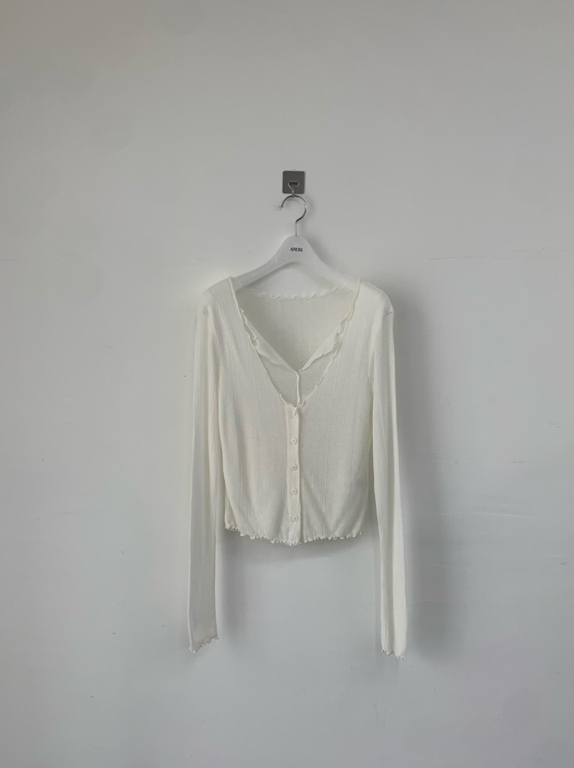 ANOU韓國直郵女士新款時尚職業熱賣26春夏人氣長袖T恤假兩件ANOU長袖T恤