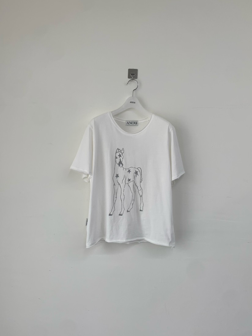 ANOU韓國直郵實拍女士新品26春夏人氣熱賣職業休閑推薦T恤ANOUT恤
