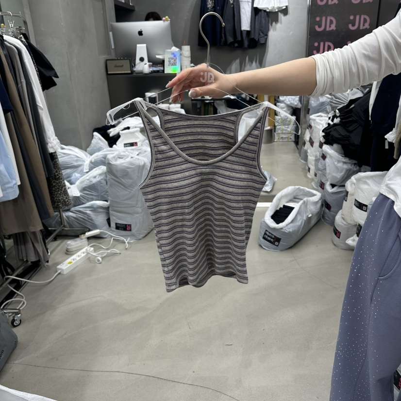 JUDYQUE韓國直郵女裝新款時尚熱賣休閑26春夏職業吊帶背心JUDYQUE吊帶/背心