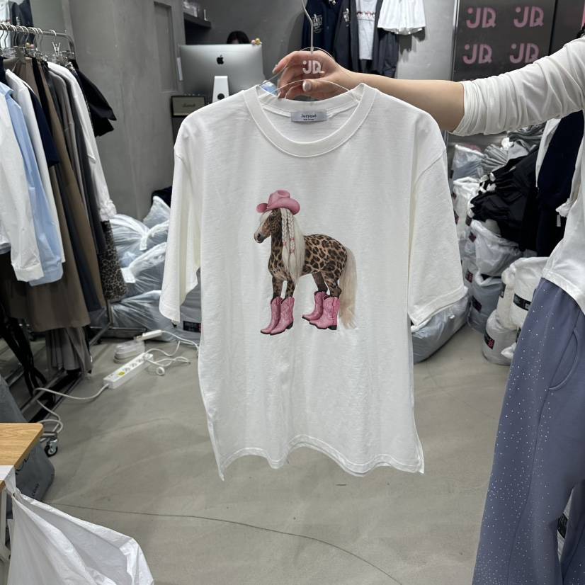 JUDYQUE韓國東大門代購女士新品時尚人氣休閑熱賣26春夏T恤JUDYQUET恤