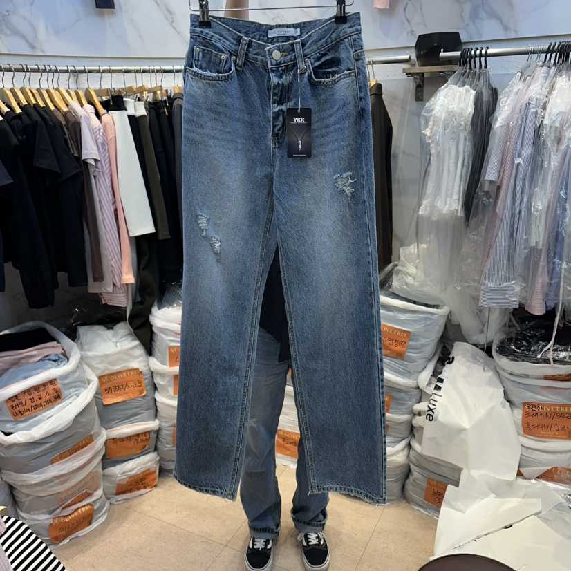 OLIVE TrEE韓國直郵女士新品26春夏推薦職業人氣牛仔褲復古OLIVE TrEE牛仔褲