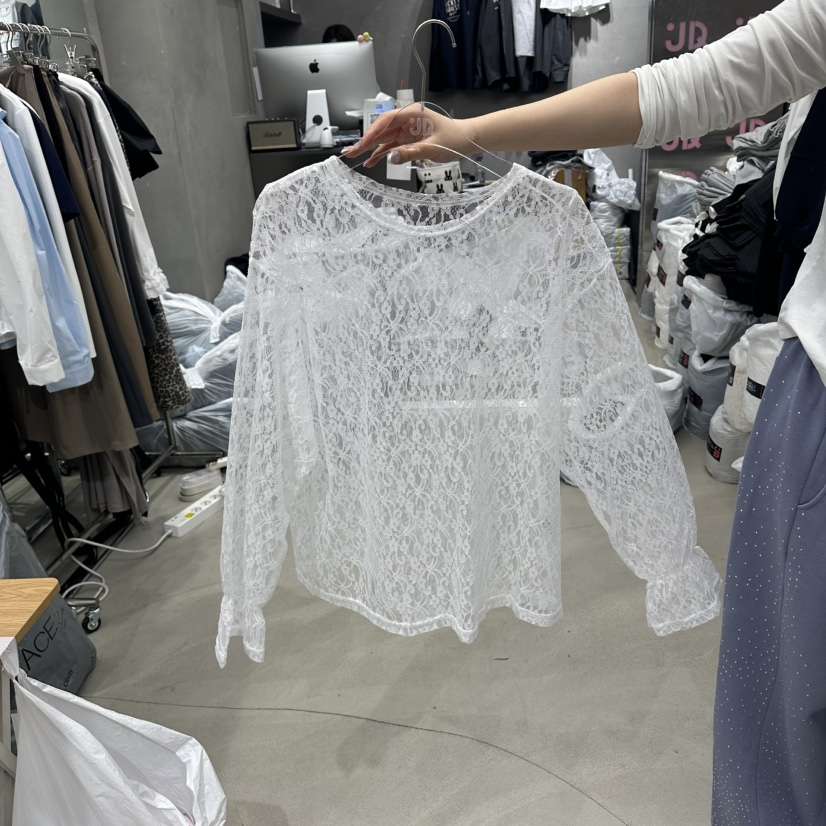 JUDYQUE韓國東大門直郵女士新款推薦休閑熱賣26春夏襯衫蕾絲衫JUDYQUE襯衫/蕾絲衫
