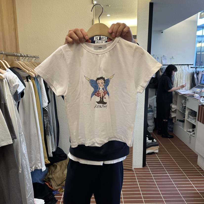 CHOI-L韓國直郵實拍女士新品熱賣時尚26春夏人氣推薦T恤CHOIT恤