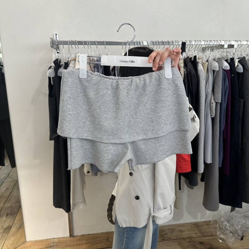 CREAM VILLA韓國直郵實拍女士新款休閑裙褲CREAMVILLA裙褲