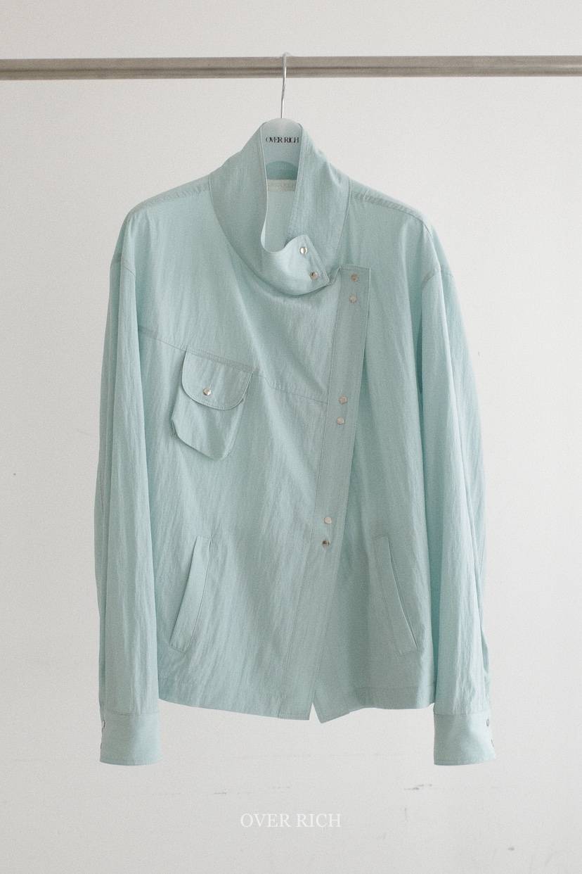 OVER RICH韓國代購女士新品推薦職業熱賣26春夏外套不對稱OVER RICH外套