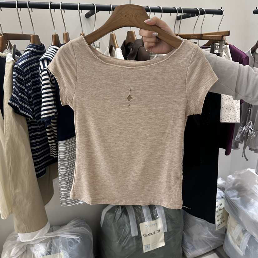 SIERRA韓國直郵女裝新品時尚熱賣職業人氣26春夏休閑推薦T恤SIERRAT恤