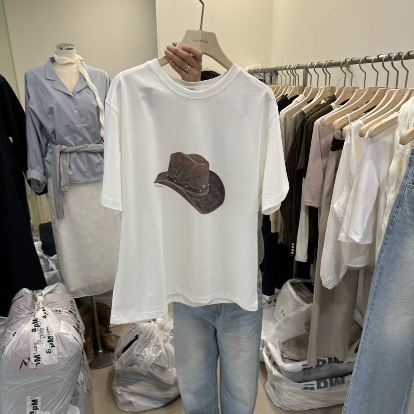 NOPSIS韓國代購女裝新款26春夏推薦休閑職業人氣熱賣時尚T恤NOPSIST恤