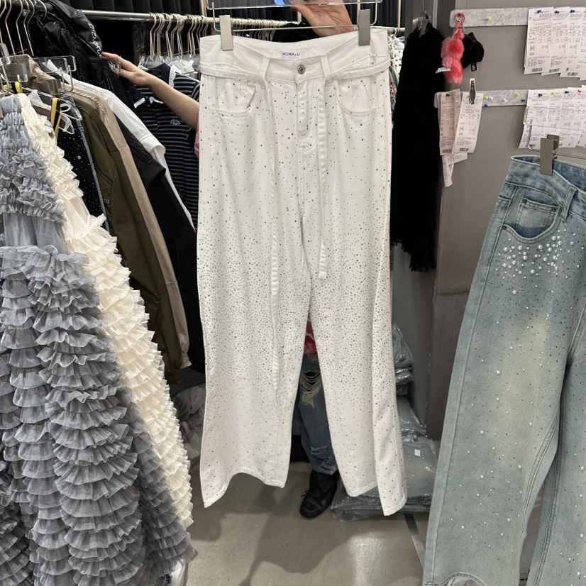 MOMAZU韓國東大門直郵女裝新款熱賣26春夏時尚休閑休閑褲絨MOMAZU休閑褲