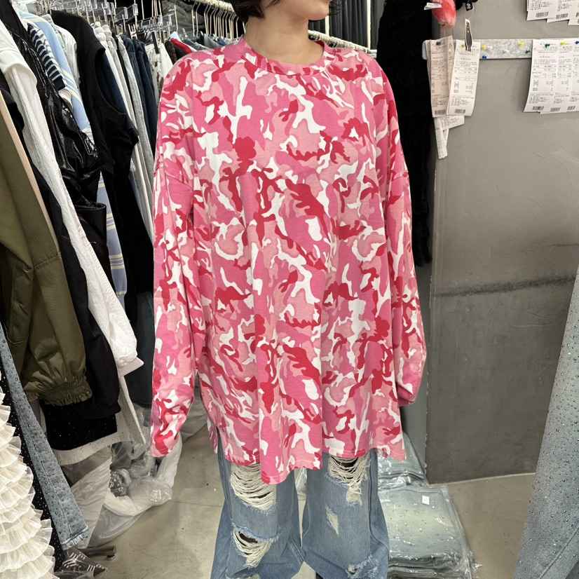 MOMAZU韓國東大門直郵女士新款職業熱賣26春夏人氣長袖T恤MOMAZU長袖T恤