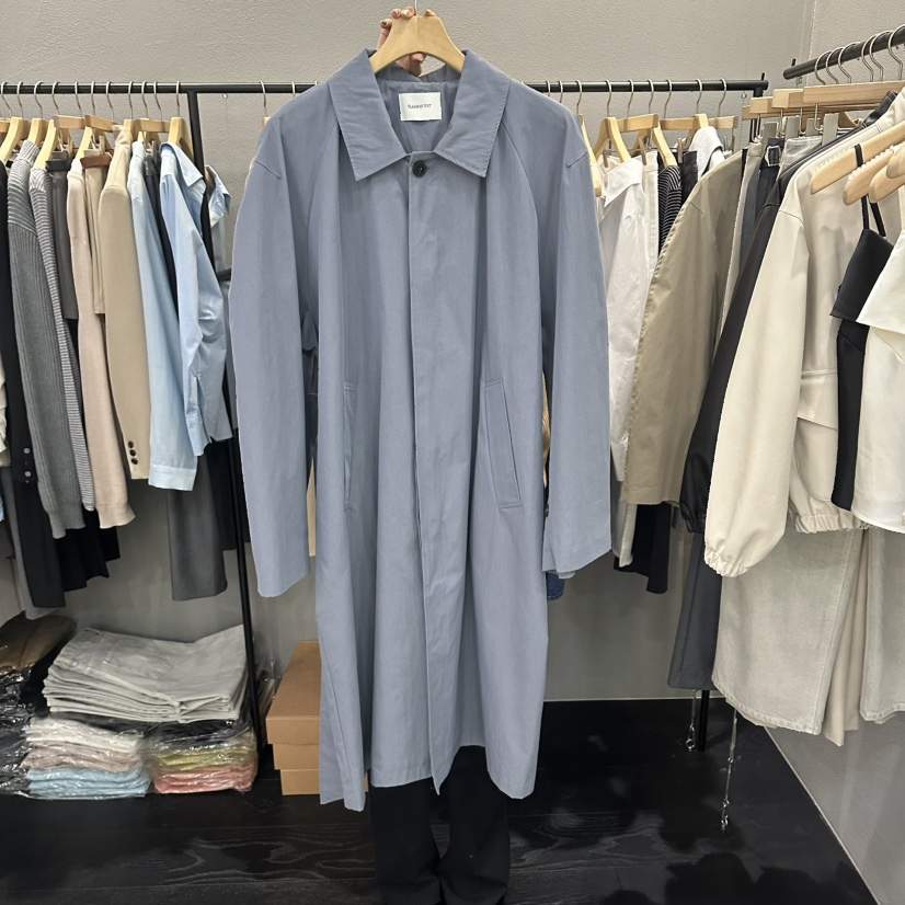 FLAMME TOIT/LUNAMDE韓國直郵女士新品人氣長款風衣含腰帶FLAMME TOIT/LUNAMDE長款風衣