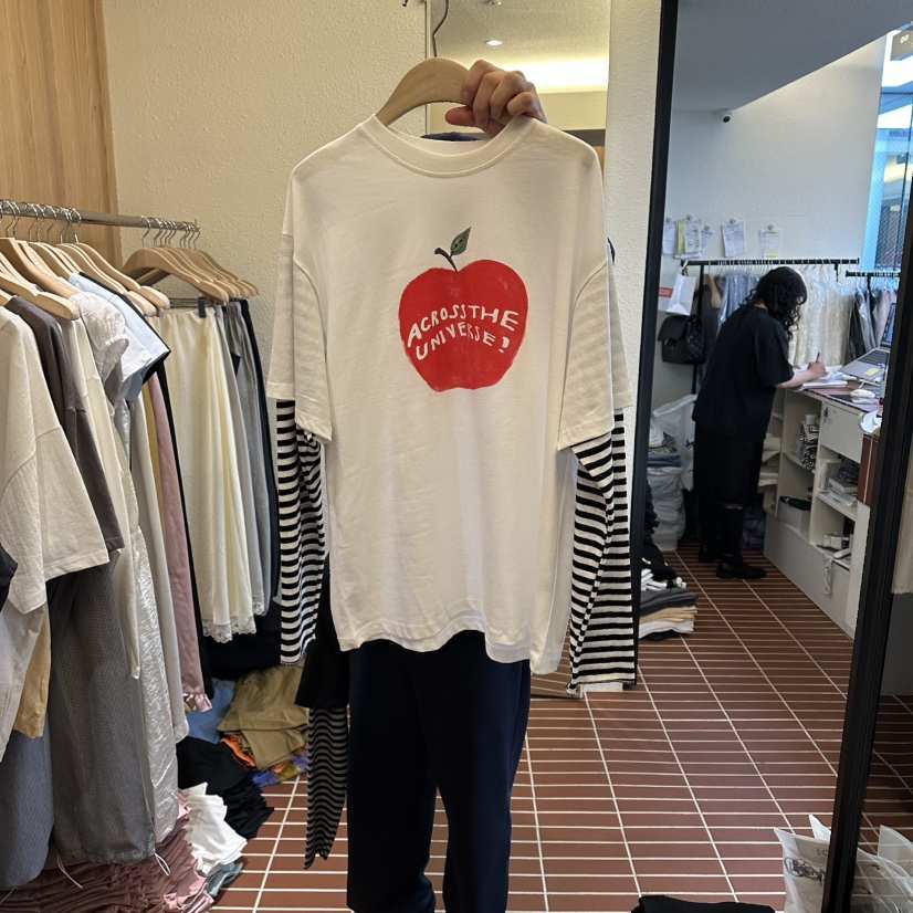 CHOI-L韓國代購女士新款推薦26春夏休閑職業時尚T恤條紋CHOIT恤