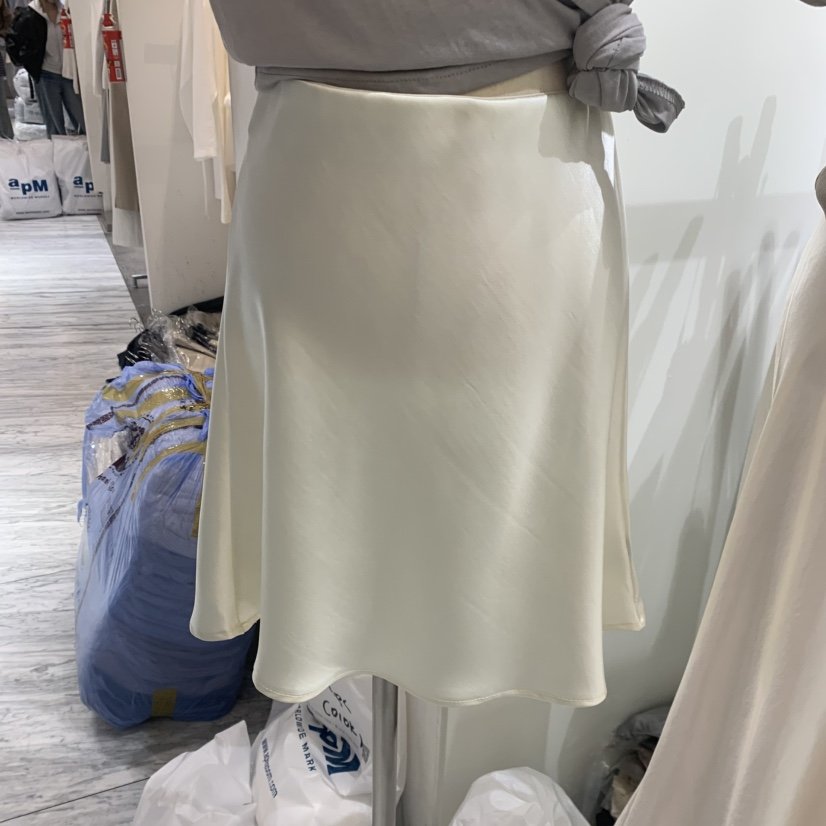 BY BOMI韓國直郵女士新款時尚休閑人氣熱賣推薦短裙緞面BY BOMI短裙