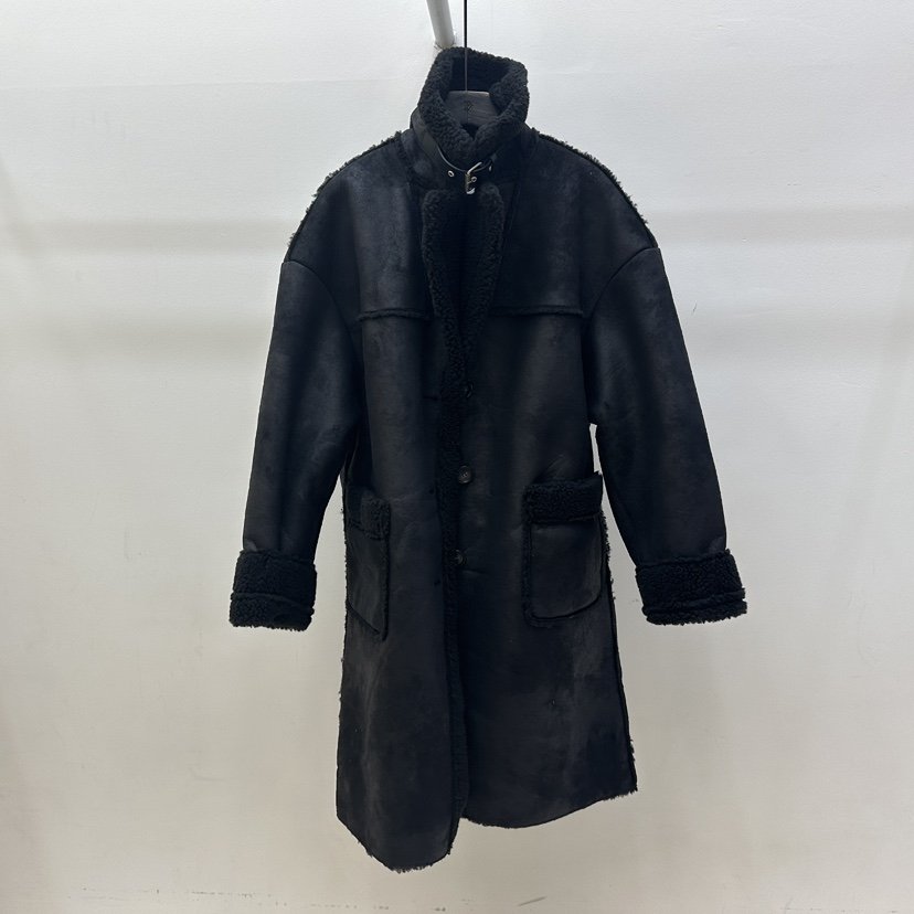 TRIPLE SEVEN韓國直郵女裝新品真品職業時尚人氣中長款大衣TRIPLE SEVEN中長款大衣