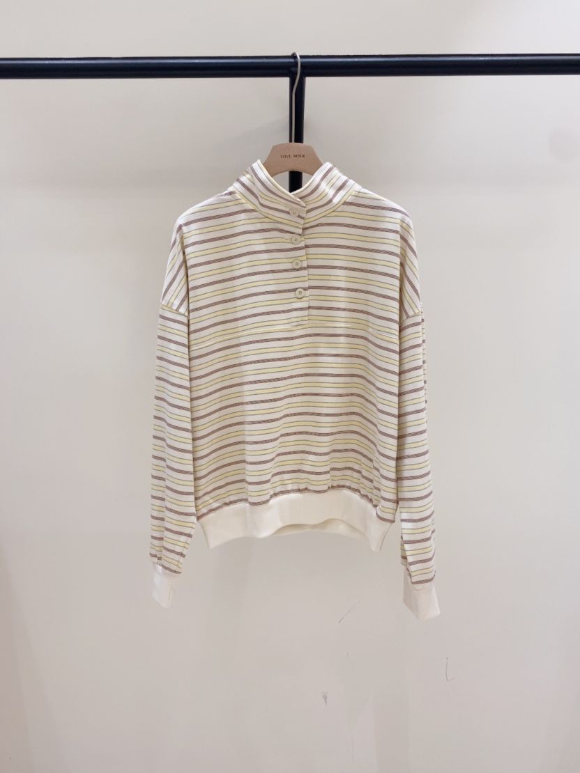 LOVE ROSIE韓國代購女裝新款真品職業26春夏長袖T恤條紋LOVE ROSIE長袖T恤