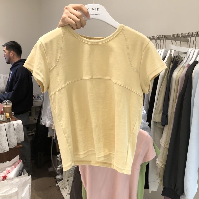 VENIR-a韓國直郵女士新品時尚熱賣人氣推薦真品26春夏T恤VENIR-aT恤