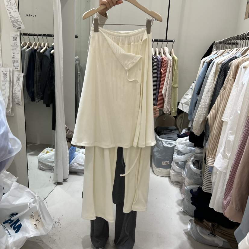 YUNBAL東大門實拍女士新品職業人氣時尚休閑套裝可拆卸羅紋YUNBAL套裝