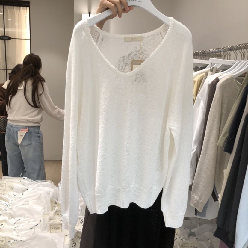 VENIR-a韓國代購女裝新款26春夏職業時尚熱賣推薦針織衫VENIR-a針織衫