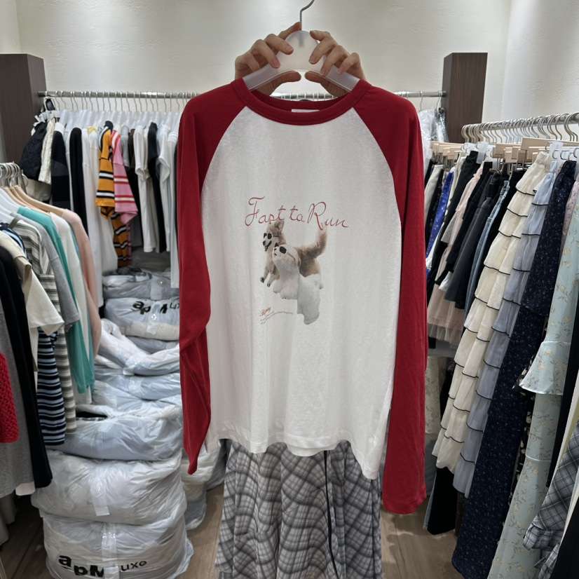 HANSUNGHYUN東大門實拍女士新款真品休閑人氣熱賣長袖T恤HANSUNGHYUN長袖T恤