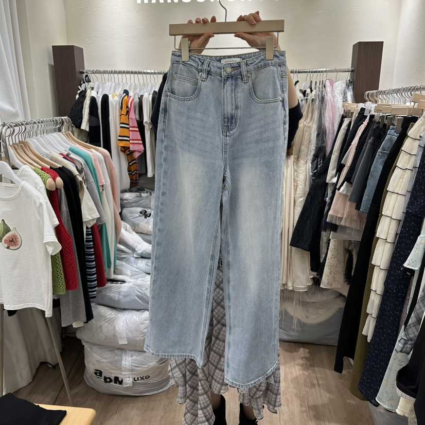 HANSUNGHYUN韓國代購女士新款熱賣人氣26春夏推薦職業牛仔褲HANSUNGHYUN牛仔褲