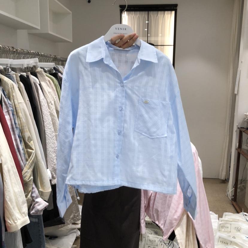 VENIR-a東大門實拍女裝新品人氣推薦時尚26春夏襯衫蕾絲衫VENIR-a襯衫/蕾絲衫