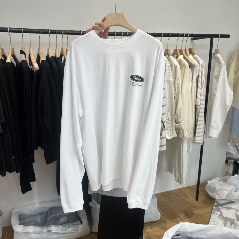 LOGARDEN東大門代購女士新品人氣推薦26春夏真品職業長袖T恤LO GARDEN長袖T恤