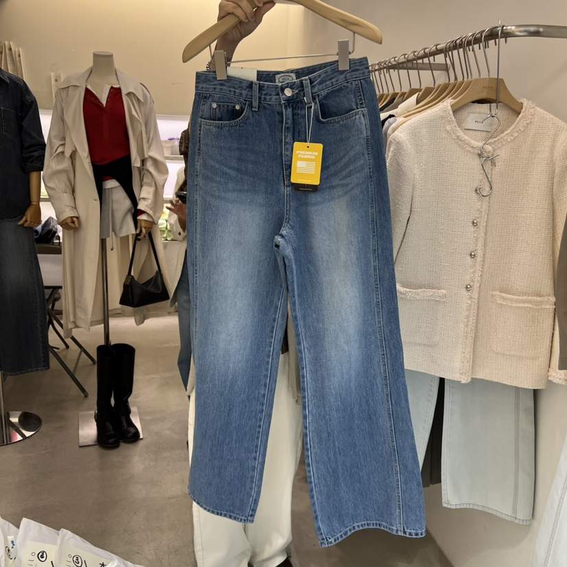 PHILO韓國直郵女士新品休閑職業時尚推薦人氣真品熱賣牛仔褲PHILO牛仔褲