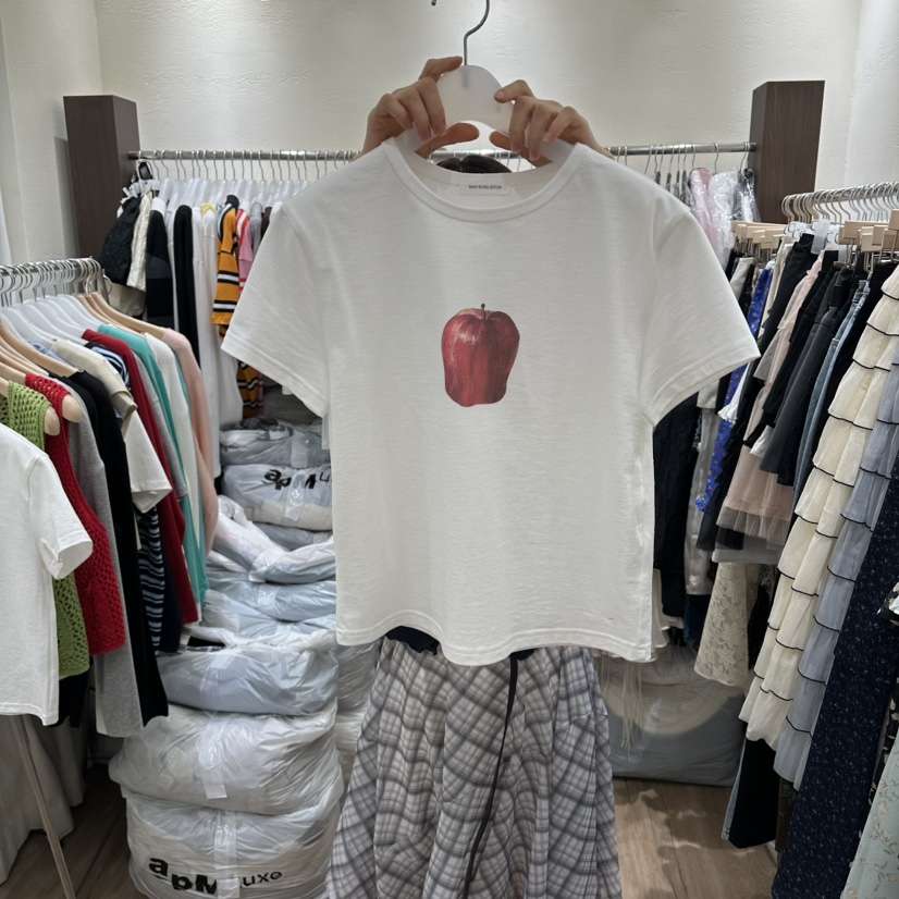 HANSUNGHYUN東大門實拍女裝新款推薦時尚熱賣人氣T恤棉質HANSUNGHYUNT恤